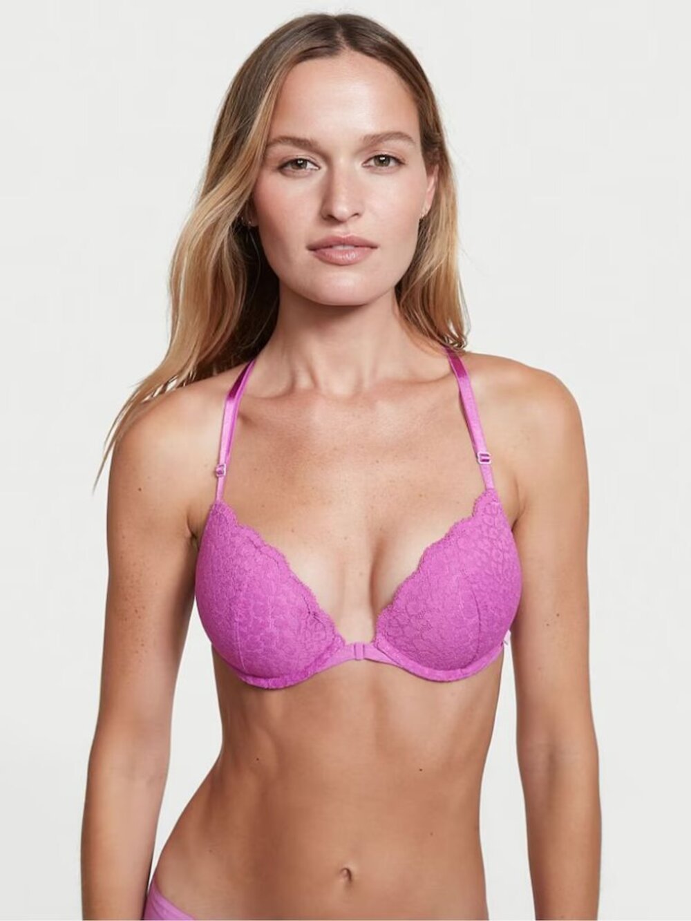 Victoria's Secret Sexy Tee Front Fastening Push Up Bra NWT 34DDD